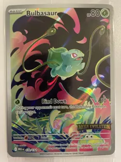 Bulbasaur 133/132 Mega Evolution Stamped Promo Pokemon TCG - SEALED - Image 1