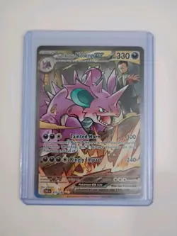Team Rocket's Nidoking ex Special Illustration Rare Destined Rivals 233/182 - Image 1