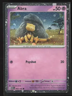 Abra - (Cosmos Holo) Promo Miscellaneous Cards & Products 063/165 NM Pokemon - Image 1