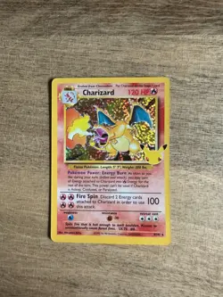 Pokemon TCG Charizard 4/102 Base Set Holo Rare HP - Image 5