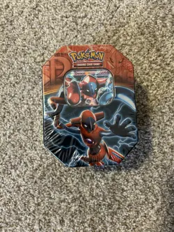 Pokemon 2013 DEOXYS EX Fall Tin, Black & White Factory Sealed - Image 1