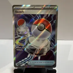 Pokemon Switch 123/094 Phantasmal Flames Ultra Rare Full Art Holo Trainer - Image 1