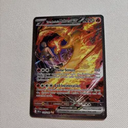 Pokemon TCG Team Rocket’s Moltres ex 229/182 Special Illustration Rare DRI MINT - Image 1