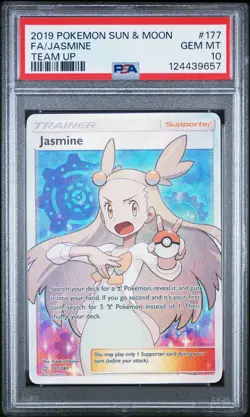 PSA 10 Jasmine 177/181 Team Up Pokemon - Image 1