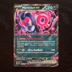 Munkidori ex 037/064 Pokemon Shrouded Fable Scarlet & Violet Double Rare Holo NM - Image 1
