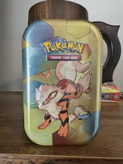 Pokemon TCG S&V 151 Mini Tin 2 Booster packs of 151 - Arcanine English Sealed - Image 1