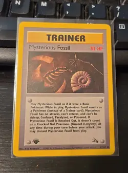 🐱‍🐉 1st Edition Mysterious Fossil | Fossil 62/62 Pokemon - Image 1