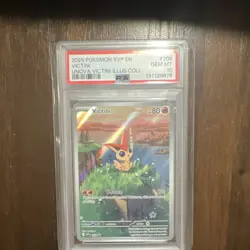 Pokemon Victini 208 SVP: Scarlet & Violet Promo Holo PSA 10 80 HP - Image 1