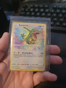 Rayquaza 138/185 Pokemon Swsh04: Vivid Voltage Holo - Near Mint - Image 4