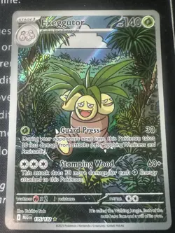 Pokemon TCG Exeggutor Illustration Mega Evolution #135/132 Near Mint Condition - Image 1