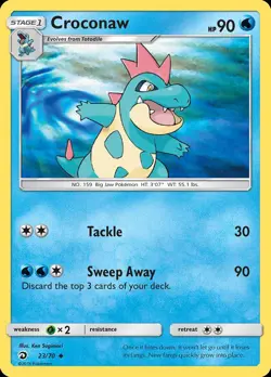 Pokemon Croconaw (23/78) Dragon Majesty LP - Image 1