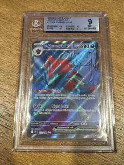 Pokemon N's Zoroark ex 175/159 Ultra Rare Full Art Holo Beckett BGS 9 MINT - Image 1