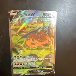 Pokemon Charizard V Full Art Promo Holo 220 HP SWSH260 Sword & Shield English - Image 1