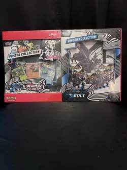 Pokemon Scarlet & Violet Black Bolt & White Flare Binder & Poster 2-Pack - Image 1
