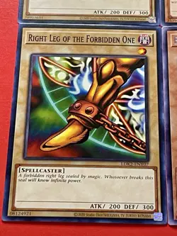 Exodia Full 5 Piece Set | LDK2 + Exodia, The Legendary Defender | YuGiOh! - Image 4