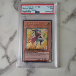 Yu-Gi-Oh! Mystic Piper Extreme Victory 1st Edition Secret Rare EXVC-EN005 PSA 7 - Image 1