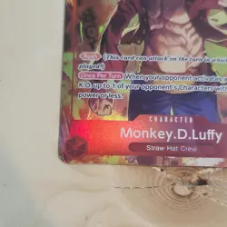 Bandai Monkey.D.Luffy SR ST10-006 Rush Holo 11000 One Piece Card Game - Image 4