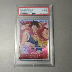 2022 ONE PIECE JPN. card Monkey D. Luffy OP01-024 SR PSA 10 - Image 1