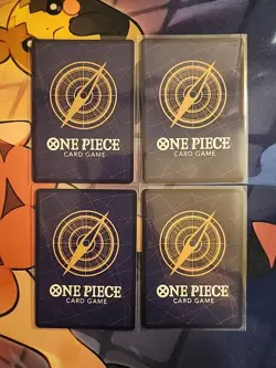 One Piece Uta OP13-023 SR Foil Playset (x4) Carrying on His Will NM - Image 2