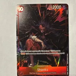One Piece CCG Shanks OP09-004 Emperors in the New World Foil SR Alt Art Rush 12… - Image 1