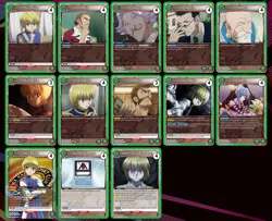 Union Arena HTR Hunter x Hunter Green Kurapika Snipe Impact Neon Control Deck - Image 1