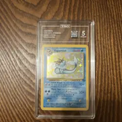 Pokemon Vaporeon 12/64 Jungle Holo Rare Unlimited TAG Graded 1999 English - Image 1