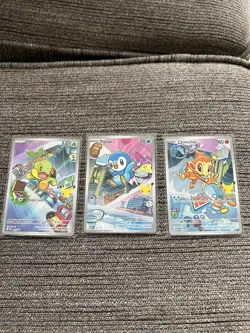 Pokemon 2026 First Partners Illustration Collection Promo Set - Sinnoh Starters - Image 1