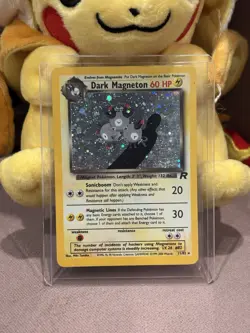 Pokemon Dark Magneton 11/82 Team Rocket Holo Rare 2000 Vintage English - Image 1
