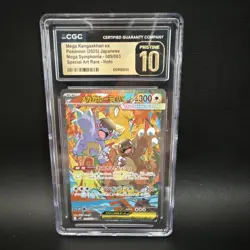Pokemon Mega Kangaskhan ex Special Art Rare Holo CGC PRISTINE 10 089/063 JPN - Image 1