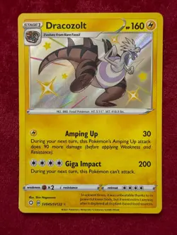 Pokemon TCG Dracozolt Holo SV45/SV122, Shining Fates (NM) - Image 1