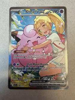 Pokemon TCG Lillie's Clefairy ex SIR 280/217 Ascended Heroes - Image 1