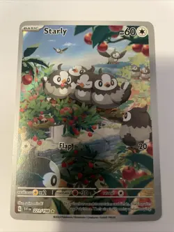 Starly - 221/198 - Pokemon TCG Scarlet Violet Base Illustration Rare - Image 1