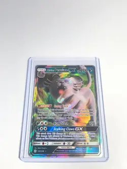 Alolan Persian GX 129/236 Holo Rare GX Cosmic Eclipse Pokemon NM - Image 1