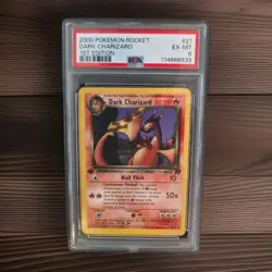 PSA 6 1st Edition Dark Charizard 21/82 WoTC Pokemon Non Holo - Shipping Insured - Image 1