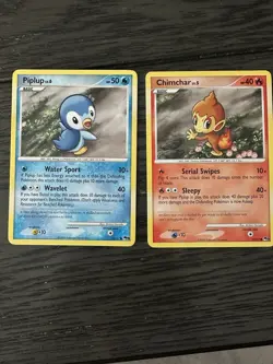 Pokemon TCG Piplup And Chimchar From Pokemon POP Series 9 - Image 1