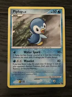 Pokemon TCG Piplup And Chimchar From Pokemon POP Series 9 - Image 2