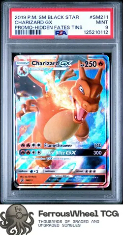 Charizard Gx #SM211 - 2019 Pokemon Sm Black Star Promo - PSA 9 - Image 1