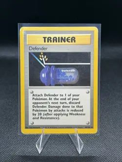 Pokemon TCG Base Set Defender #80/102 Unlimited Uncommon Vintage 1999 MP - Image 1