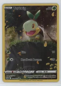 Full Art - Turtwig Pokemon Sword & Shield Crown Zenith Galarian Gallery #GG31 - Image 1