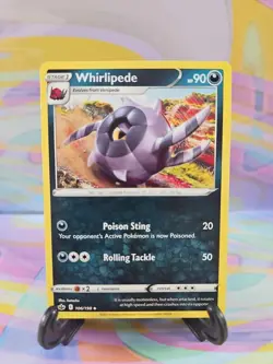 Pokemon TCG Chilling Reign | Whirlipede 106/198 Uncommon - Image 1