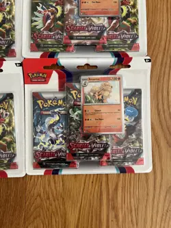 Pokemon TCG - Scarlet and Violet Pack Boosters Arcanine Promo Sealed 4 count - Image 4