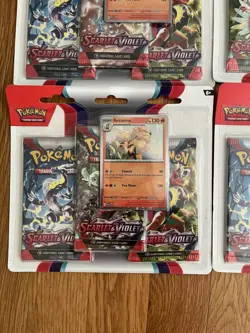 Pokemon TCG - Scarlet and Violet Pack Boosters Arcanine Promo Sealed 4 count - Image 5