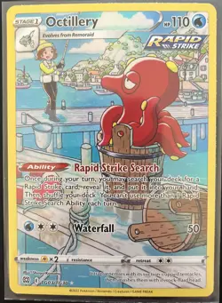 Octillery TG03/TG30 Pokemon Brilliant Stars Full Art Trainer Gallery NM - Image 1