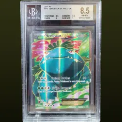 2014 POKEMON XY #141/146 VENUSAUR EX FULL ART BGS 8.5 - Image 1