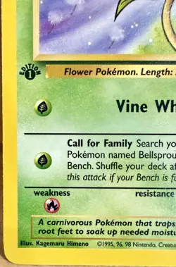 Bellsprout 49/64 Jungle Set 1st Edition 1999 Vintage Pokemon TCG - Image 3