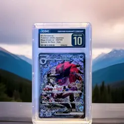 CGC Pristine 10 Pokemon N's Zoroark ex Mega Dream 242/193 Holo Japanese - Image 1