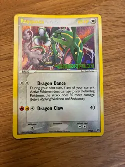 Pokemon TCG EX Emerald #9/106 Rayquaza Reverse Holo Stamped - Image 1