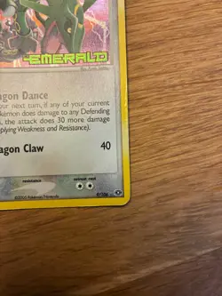 Pokemon TCG EX Emerald #9/106 Rayquaza Reverse Holo Stamped - Image 3