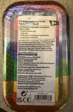Pokemon TCG Mega Evolution: Ascended Heroes Mini Tin New Sealed: Assorted - Image 2