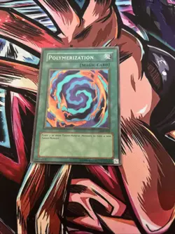 Yu-Gi-Oh! Polymerization LOB-059 Super Rare Unlimited Holo Card LP - Image 1